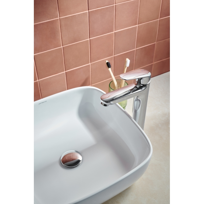 KFA Armatura 5552-712-00 - Umyvadlová baterie + výpusť s přepadem OTAVA 30,2 cm lesklý chrom