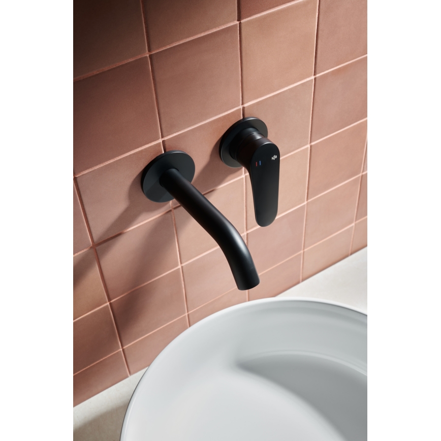 KFA Armatura 5559-810-81 - Umyvadlová baterie pro podomítkovou instalaci OTAVA matná černá