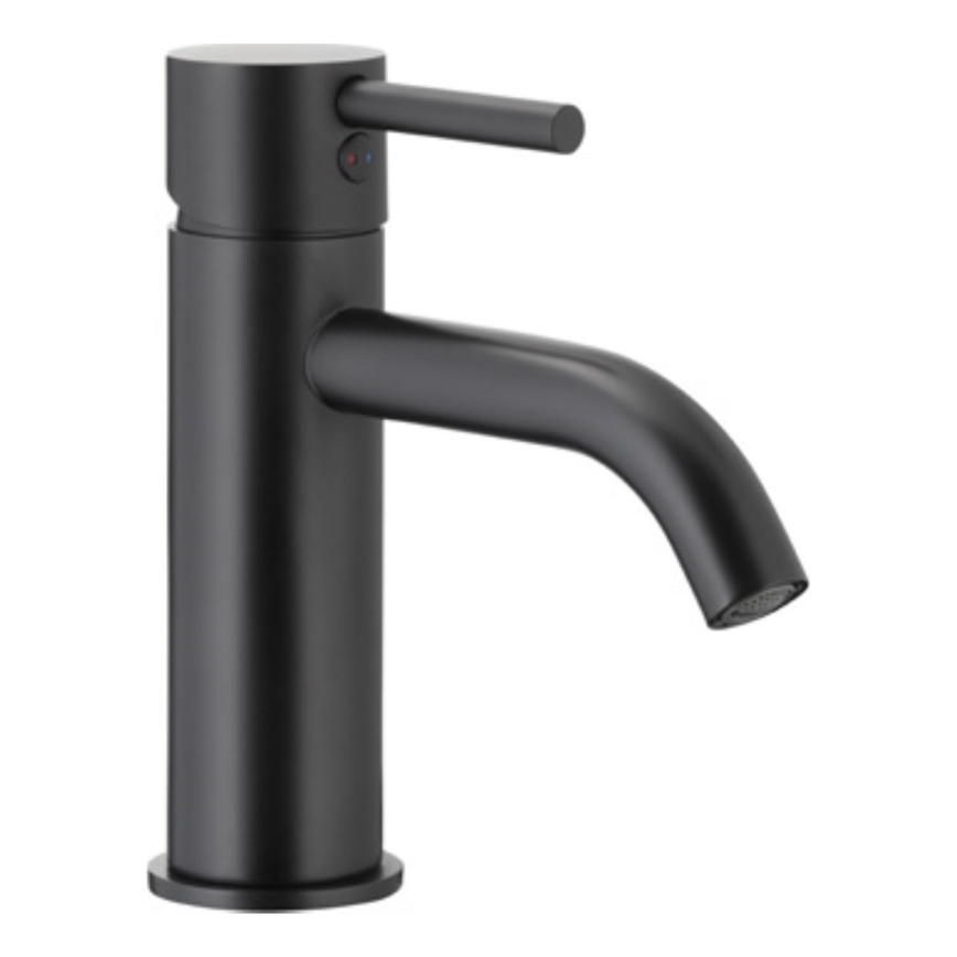 KFA Armatura 5822-815-81 - Umyvadlová baterie + výpusť NEDA 16,5 cm mosaz/matná černá