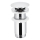 KFA Armatura 660-253-00 - Umyvadlová výpusť bez přepadu CLICK-CLACK pr. 6,6 cm lesklý chrom