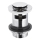 KFA Armatura 660-354-00 - Umyvadlová výpusť s přepadem CLICK-CLACK pr. 6,2 cm lesklý chrom