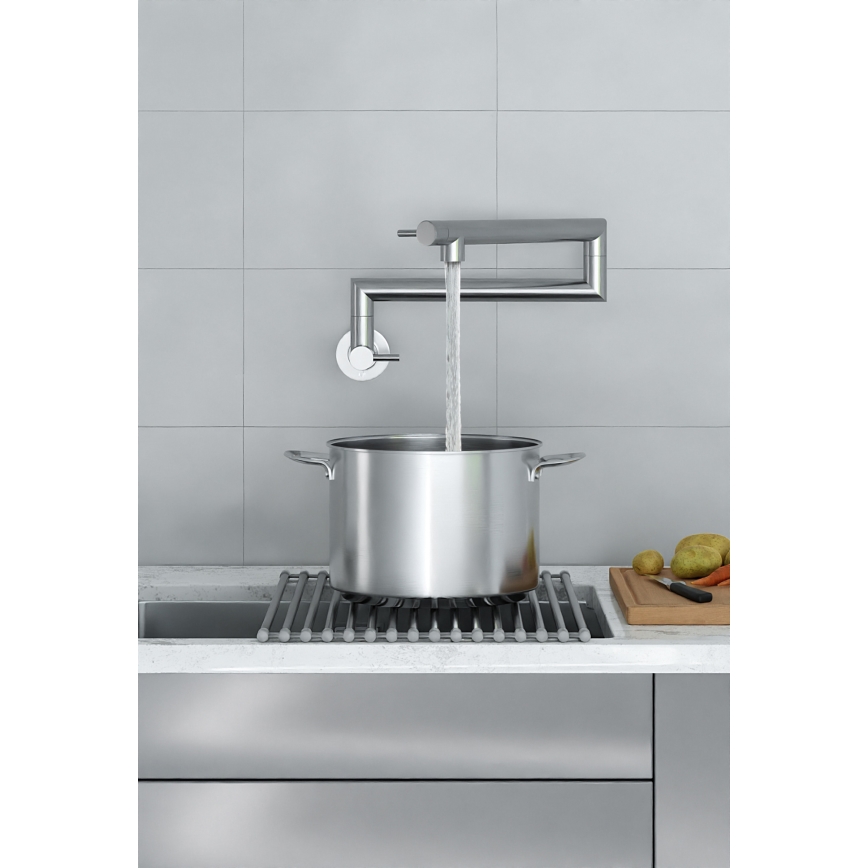 KFA Armatura 6623-030-22 - Kuchyňská baterie s kloubem DUERO POT FILLER nerez