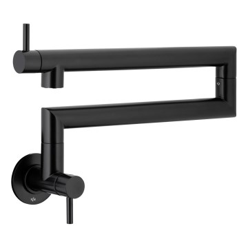 KFA Armatura 6623-030-81 - Kuchyňská baterie s kloubem DUERO POT FILLER nerez/matná černá