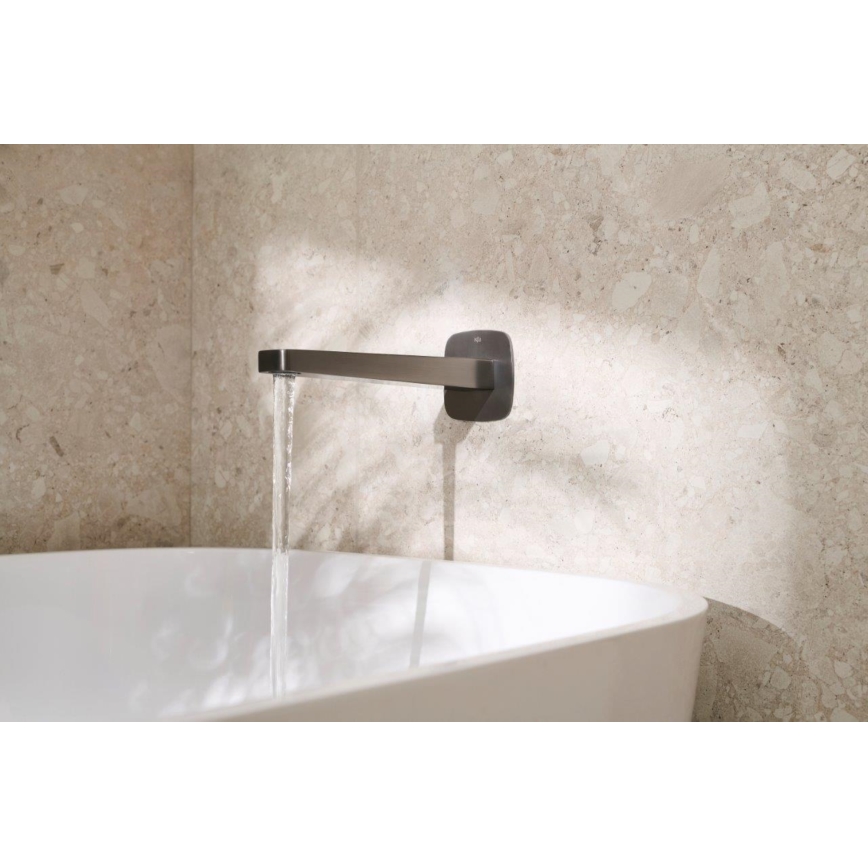 KFA Armatura 836-007-61 - Výtoková hubice pro podomítkovou instalaci MALAGA metalicky šedá