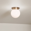 Kichler KL-ALBERS-F-G-CPZ-Stropní svítidlo ALBERS 1xE27/40W/230V pr.20,3cm zlatá
