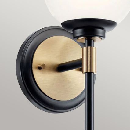 Kichler - LED Koupelnové nástěnné svítidlo BENNO 2xG9/3W/230V zlatá IP44