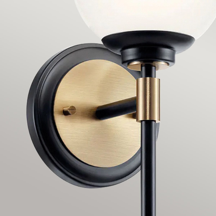 Kichler - LED Koupelnové nástěnné svítidlo BENNO 2xG9/3W/230V zlatá IP44