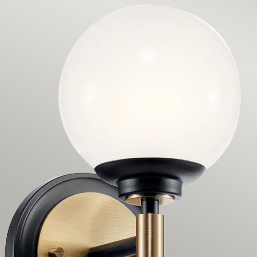 Kichler - LED Koupelnové nástěnné svítidlo BENNO 2xG9/3W/230V zlatá IP44