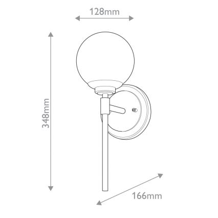 Kichler - LED Koupelnové nástěnné svítidlo BENNO 2xG9/3W/230V zlatá IP44