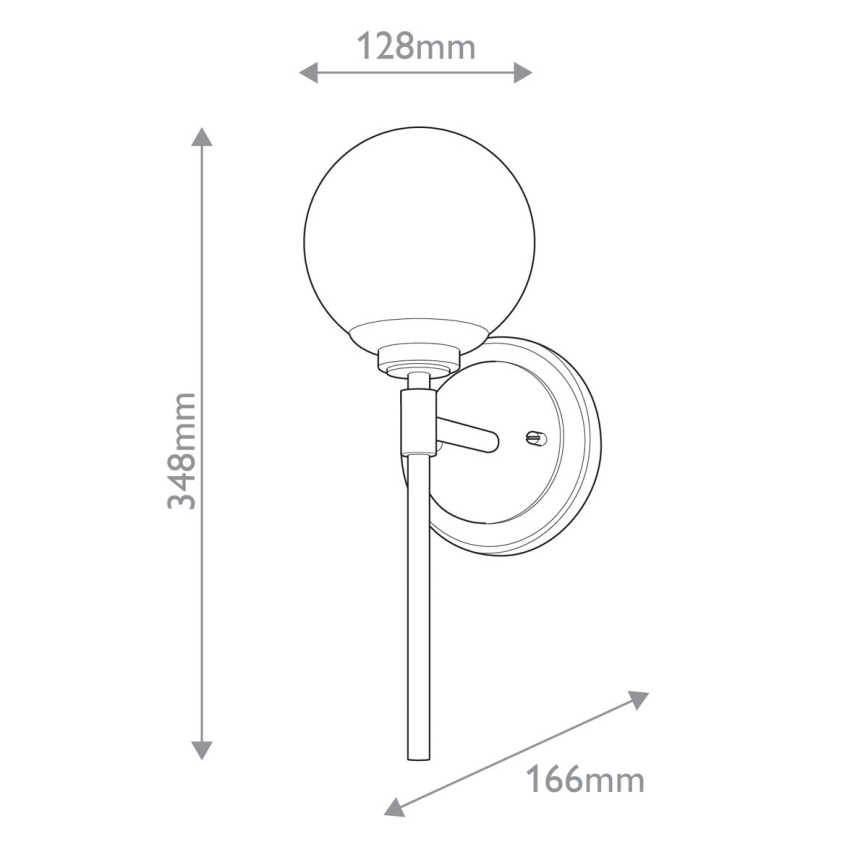 Kichler - LED Koupelnové nástěnné svítidlo BENNO 2xG9/3W/230V zlatá IP44