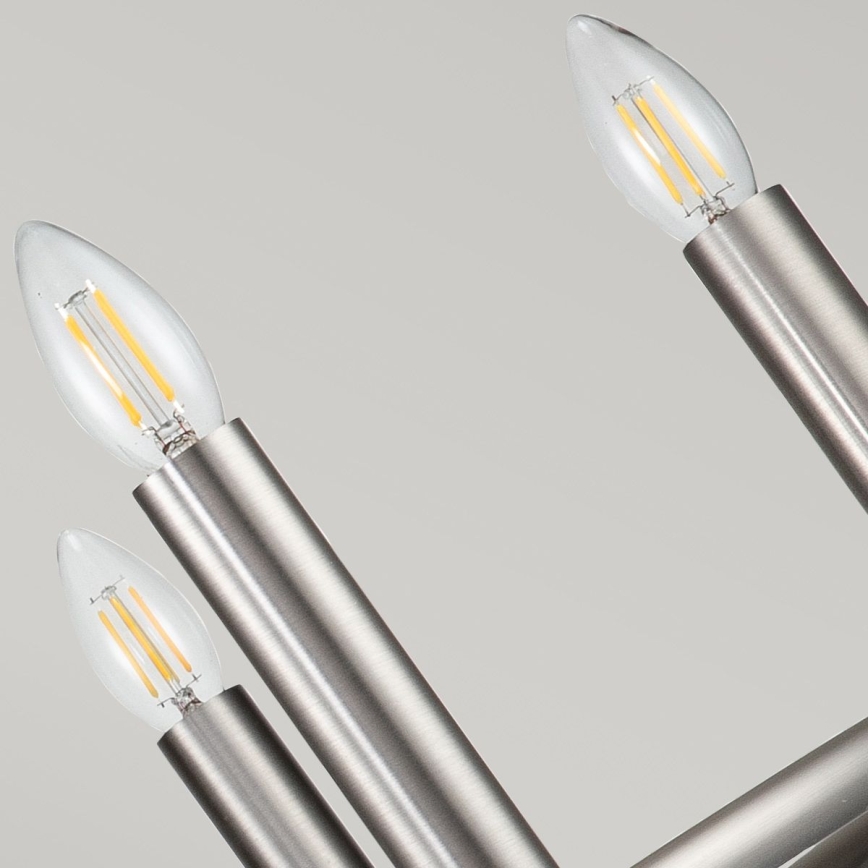 Kichler - Lustr na řetězu CAPITOL HILL 6xE14/40W/230V matný chrom