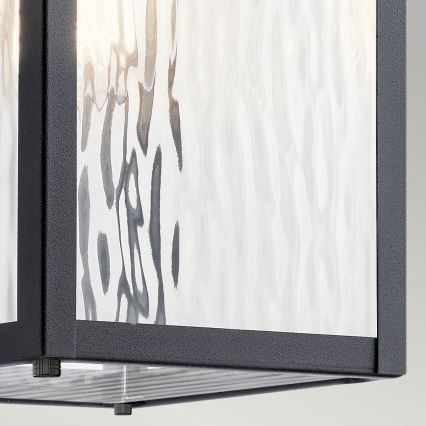 Kichler - Venkovní nástěnné svítidlo CAPPANNA M 1xE27/60W/230V IP44 černá