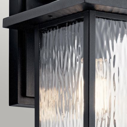 Kichler - Venkovní nástěnné svítidlo CAPPANNA 1xE27/60W/230V IP44 černá