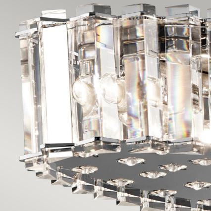 Kichler - LED Koupelnový lustr na lanku CRYSTAL SKYE 12xG9/3W/230V IP44