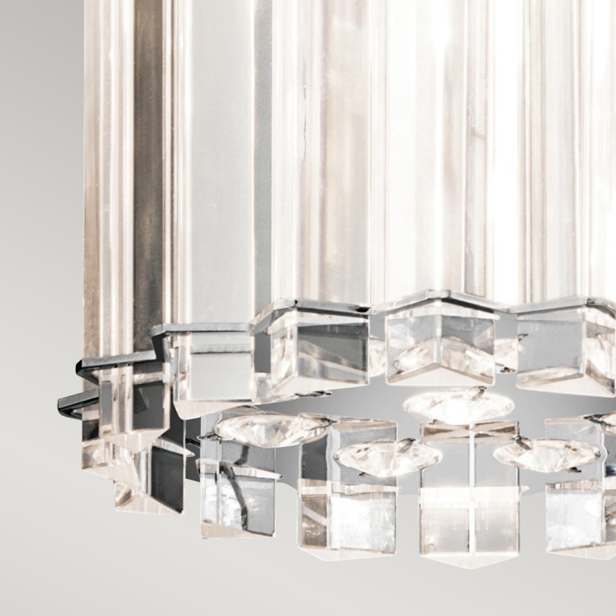 Kichler - LED Koupelnový lustr na lanku CRYSTAL SKYE 2xG9/3W/230V IP44