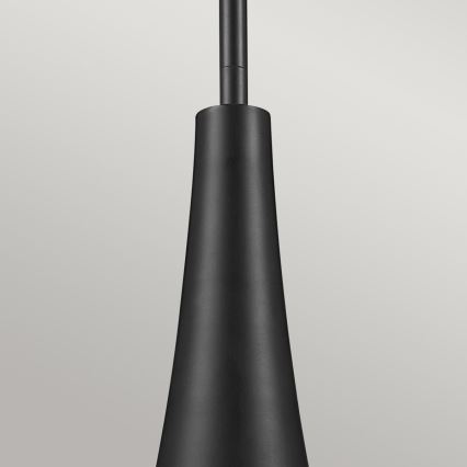 Kichler - Lustr na tyči DEELA 1xE27/60W/230V pr. 17,8 cm černá