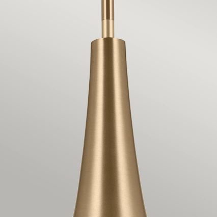 Kichler - Lustr na tyči DEELA 1xE27/60W/230V pr. 17,8 cm mosaz