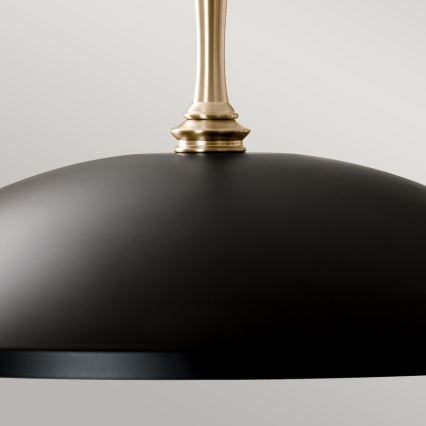 Kichler - Lustr na řetězu DELAROSA 1xE27/60W/230V černá/mosaz