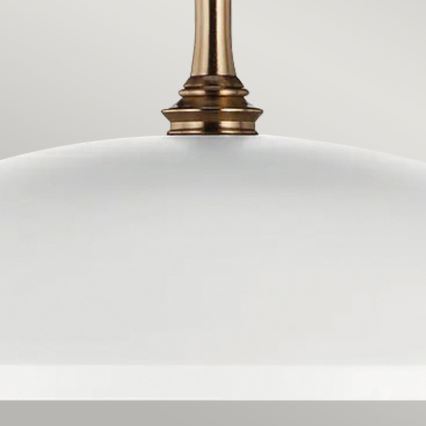 Kichler - Lustr na řetězu DELAROSA 1xE27/60W/230V bílá/mosaz