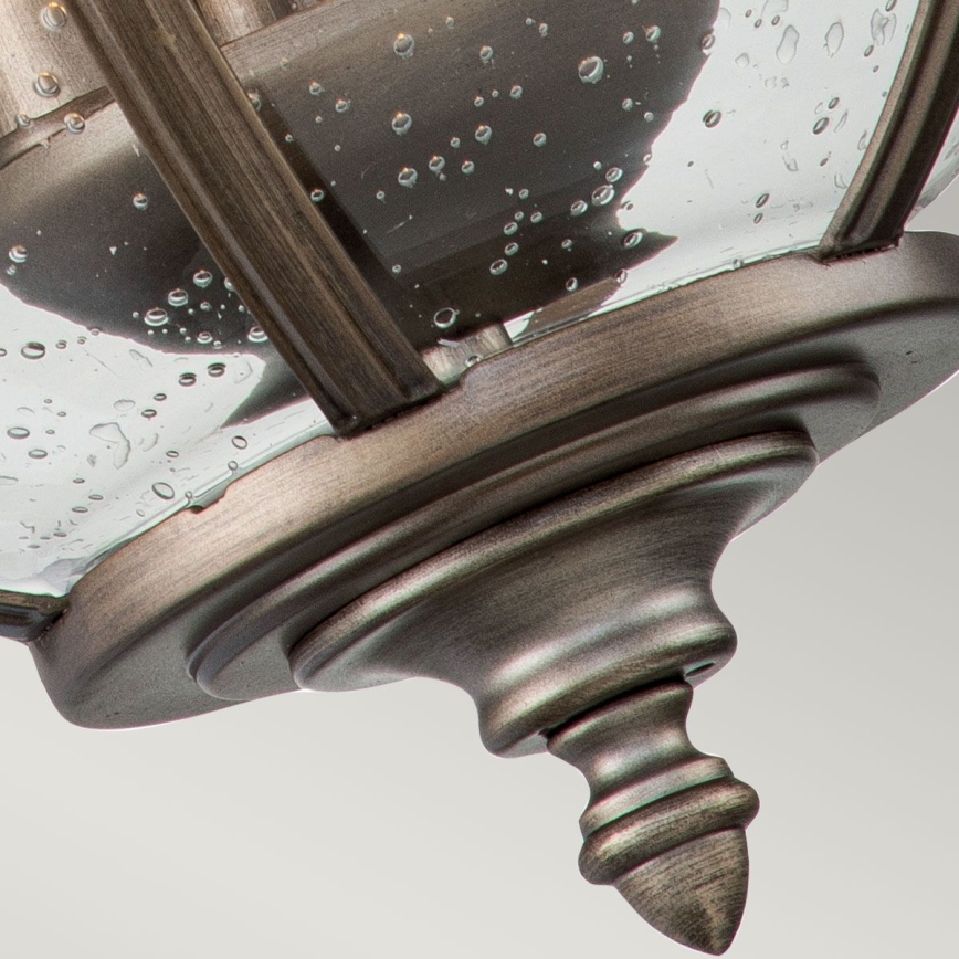 Kichler - Venkovní nástěnné svítidlo HALLERON 3xE14/40W/230V IP44