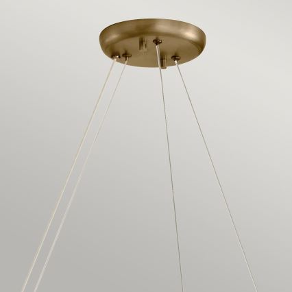 Kichler - Lustr na lanku PALTA 9xE14/40W/230V zlatá