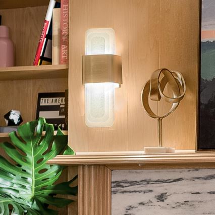 Kichler - LED Nástěnné svítidlo SERENE LED/16W/230V mosaz