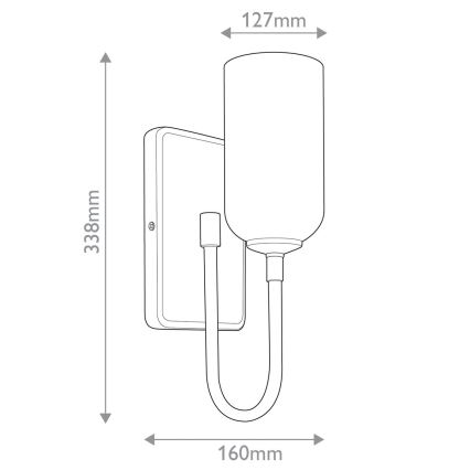 Kichler - LED Koupelnové nástěnné svítidlo SOLIA 1xG9/3W/230V IP44 matný chrom