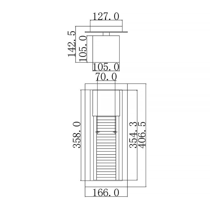 Kichler - LED Venkovní nástěnné svítidlo SOREL 1xGU10/7W/230V IP44 hnědá