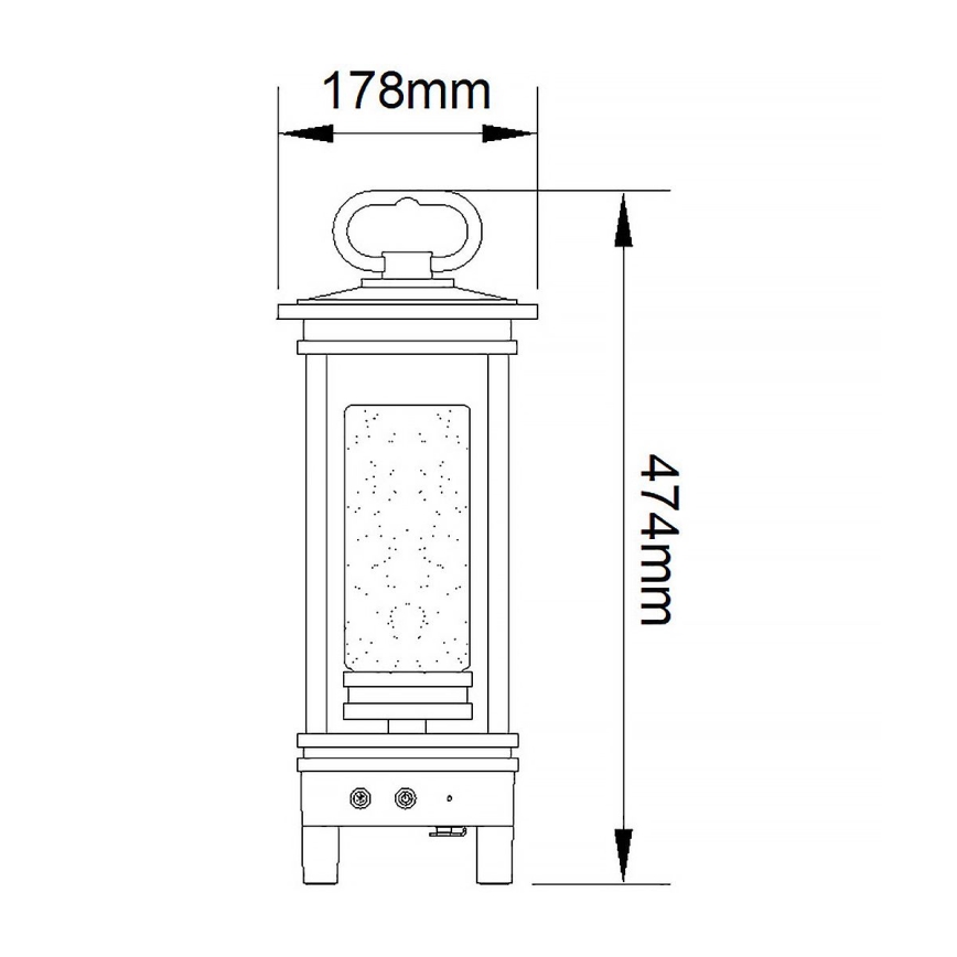 Kichler - LED Venkovní nabíjecí stolní lampa s reproduktorem SOUTH HOPE LED/3W/230V 8800 mAh IP44
