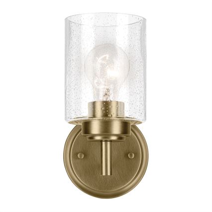 Kichler - Nástěnná lampa WINSLOW 1xE27/60W/230V mosaz