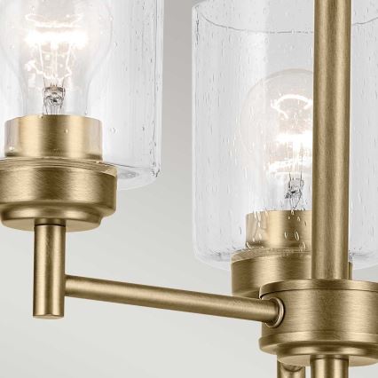 Kichler - Lustr na řetězu WINSLOW 3xE27/60W/230V pr. 45,8 cm mosaz