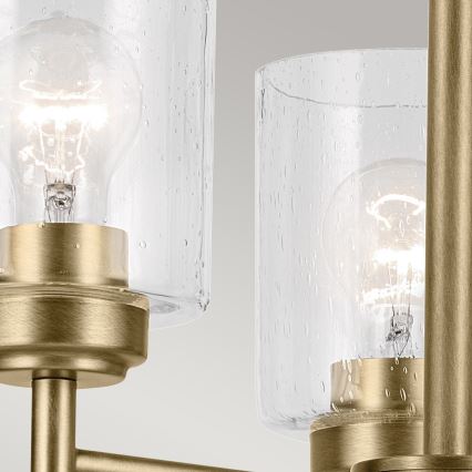 Kichler - Lustr na řetězu WINSLOW 3xE27/60W/230V pr. 45,8 cm mosaz
