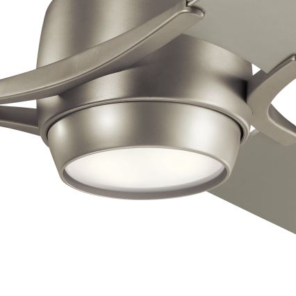 Kichler - LED Stmívatelný stropní ventilátor ZEUS LED/10W/230V + dálkové ovládání