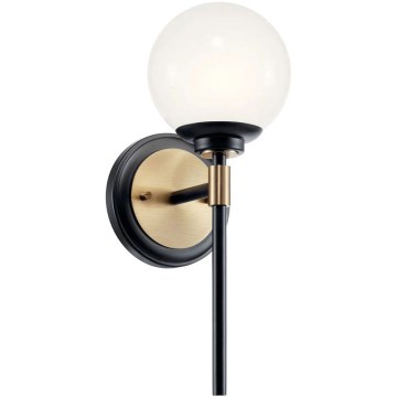 Kichler - LED Koupelnové nástěnné svítidlo BENNO 2xG9/3W/230V zlatá IP44