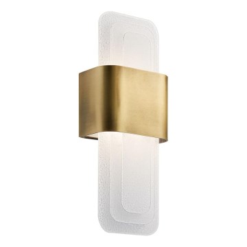Kichler - LED Nástěnné svítidlo SERENE LED/16W/230V mosaz