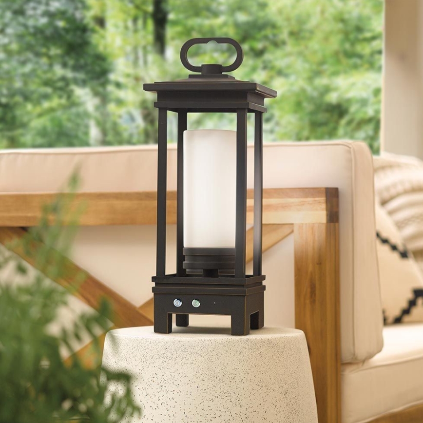 Kichler - LED Venkovní nabíjecí stolní lampa s reproduktorem SOUTH HOPE LED/3W/230V 8800 mAh IP44