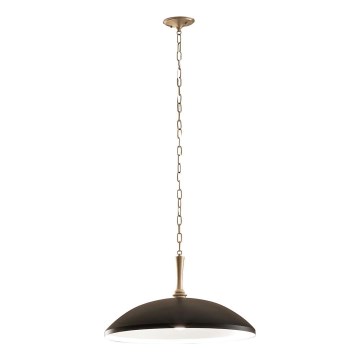 Kichler - Lustr na řetězu DELAROSA 1xE27/60W/230V černá/mosaz