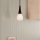 Kichler - Lustr na tyči DEELA 1xE27/60W/230V pr. 17,8 cm černá