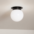 Kichler - Stropní svítidlo ALBERS 1xE27/40W/230V pr. 20,3 cm černá