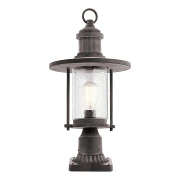 Kichler - Venkovní lampa RIVERWOOD 1xE27/60W/230V IP44 černá