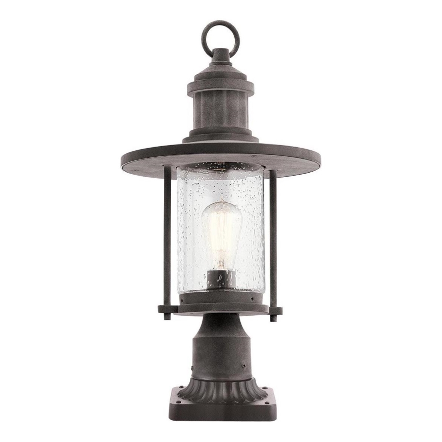 Kichler - Venkovní lampa RIVERWOOD 1xE27/60W/230V IP44 černá