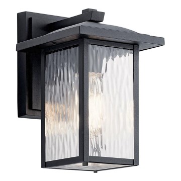 Kichler - Venkovní nástěnné svítidlo CAPPANNA 1xE27/60W/230V IP44 černá