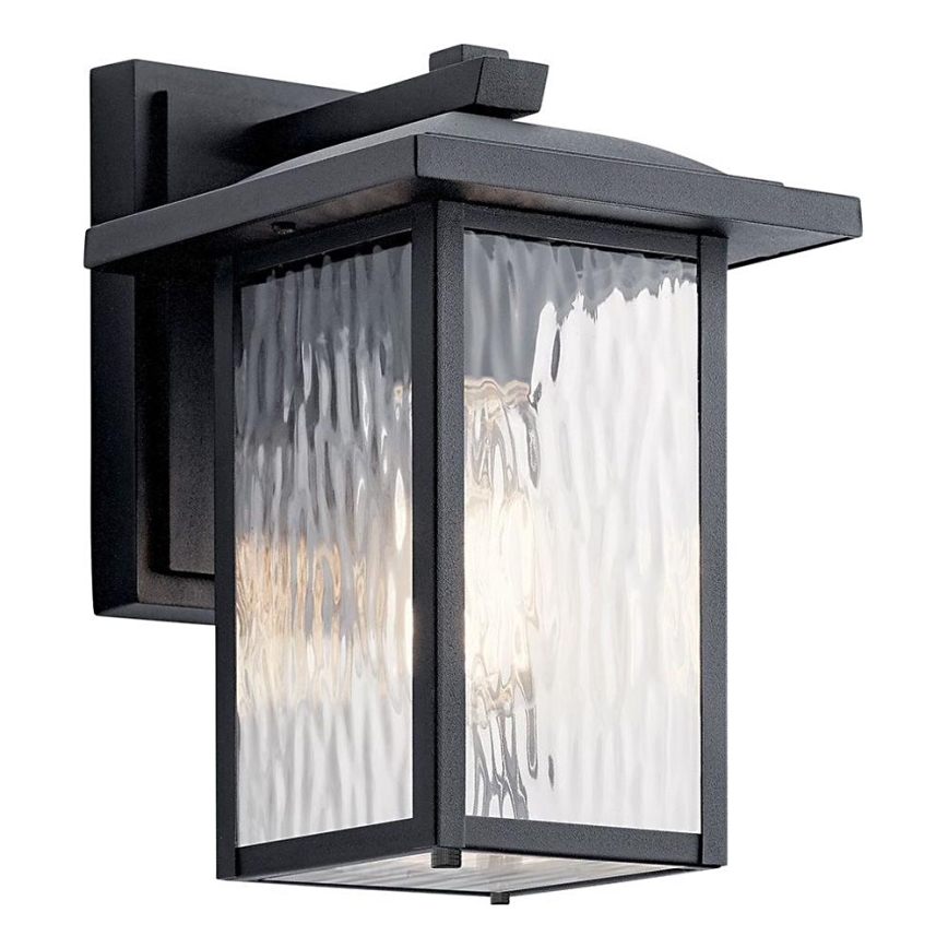 Kichler - Venkovní nástěnné svítidlo CAPPANNA 1xE27/60W/230V IP44 černá