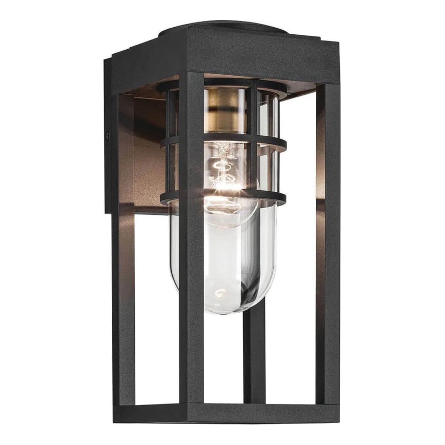 Kichler - Venkovní nástěnné svítidlo HONE 1xE27/60W/230V IP44 černá