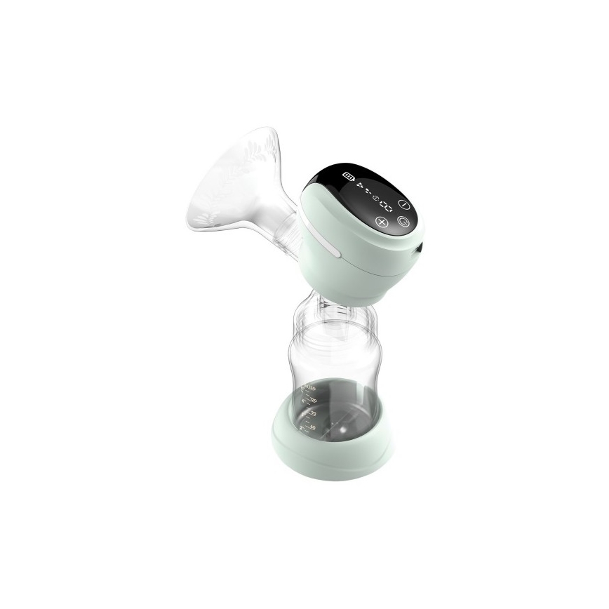 KikkaBoo - Odsávačka mateřského mléka elektronická LEIA PLUS 1400 mAh 150 ml