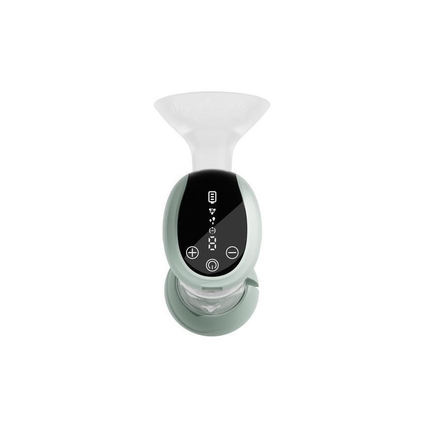 KikkaBoo - Odsávačka mateřského mléka elektronická LEIA PLUS 1400 mAh 150 ml