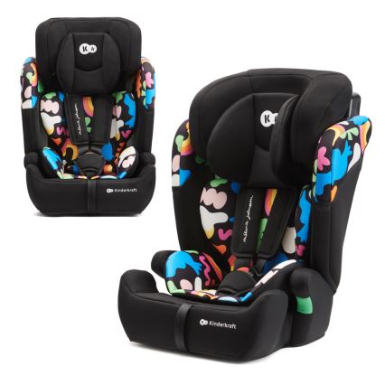 KINDERKRAFT - Autosedačka COMFORT UP i-Size (76-150 cm) pestrobarevná