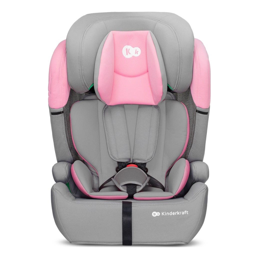 KINDERKRAFT - Autosedačka COMFORT UP i-Size (76-150 cm) šedá/růžová