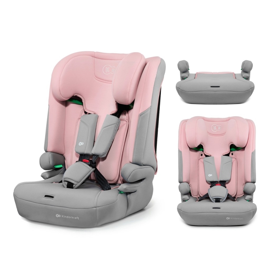KINDERKRAFT - Autosedačka I-COMFY i-Size 76-150 cm růžová