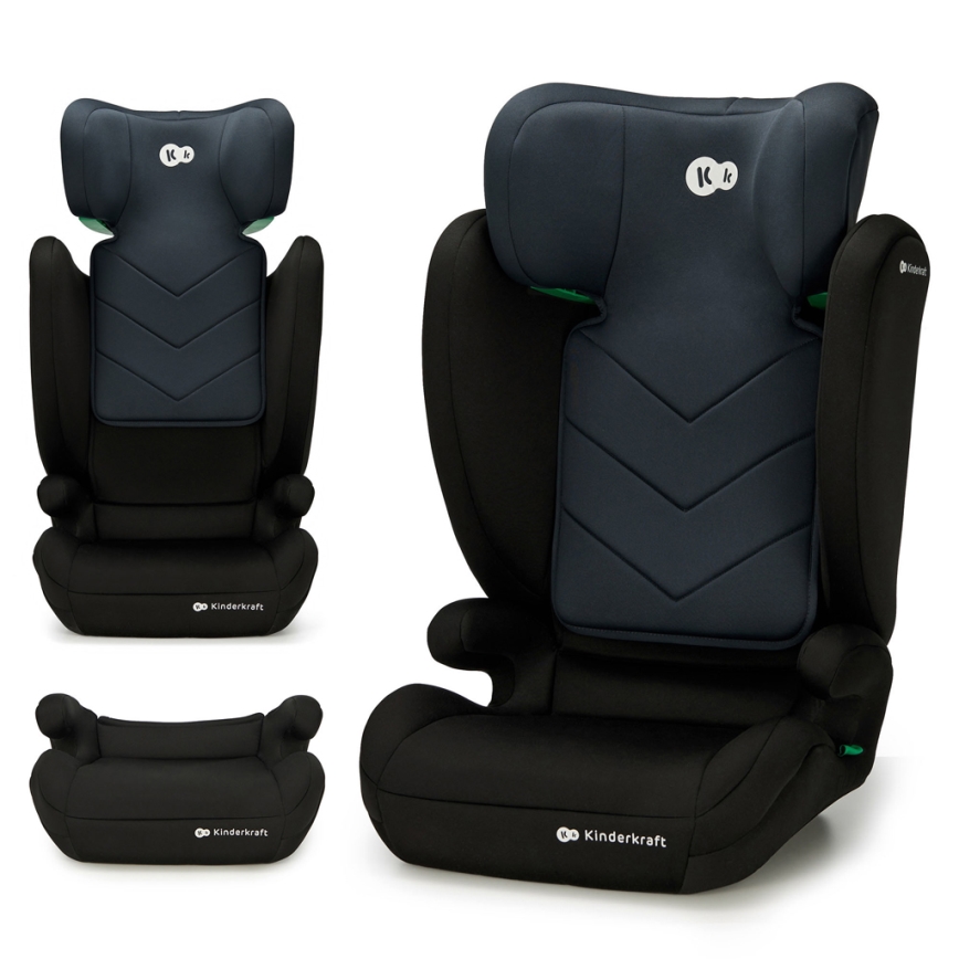KINDERKRAFT - Autosedačka I-SPARK i-Size (100-150 cm) černá